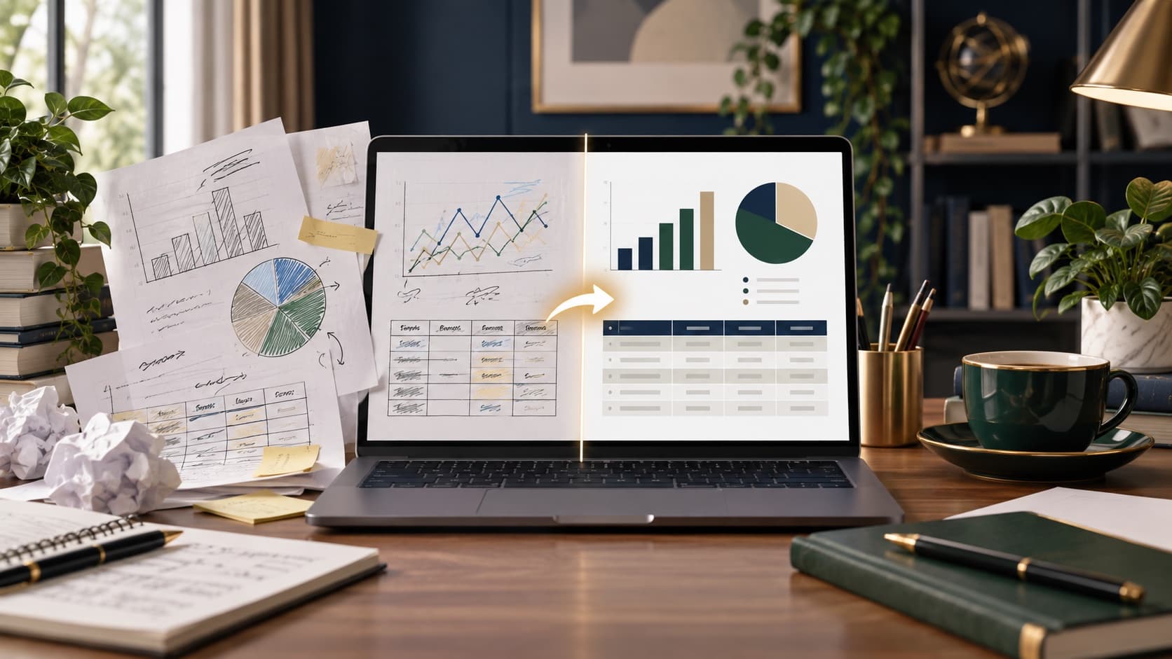 Tabellen und Diagramme in der Abschlussarbeit formatieren
